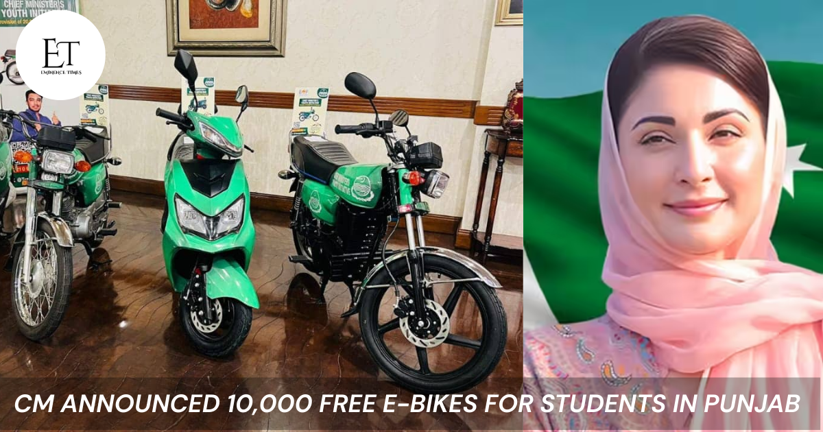 CM Announced 10,000 Free E-Bikes For Students In Punjab