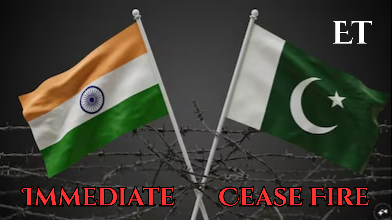 Immediate Ceasefire Announced Between India and Pakistan