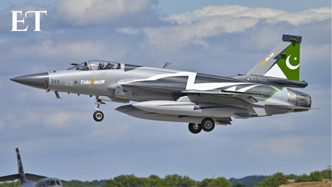 JF-17 Thunder Block III fighter jet at RIAT 2025