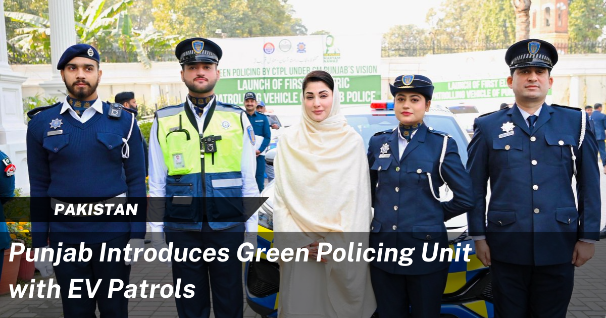 Punjab Introduces Green Policing Unit with EV Patrols